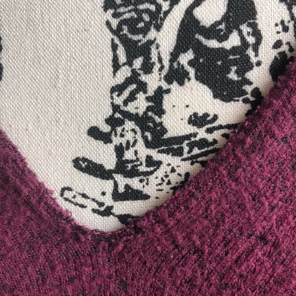 NWT THE BOYFRIEND V NECK HI LO DISTRESSED SWEATER - Picture 6 of 7